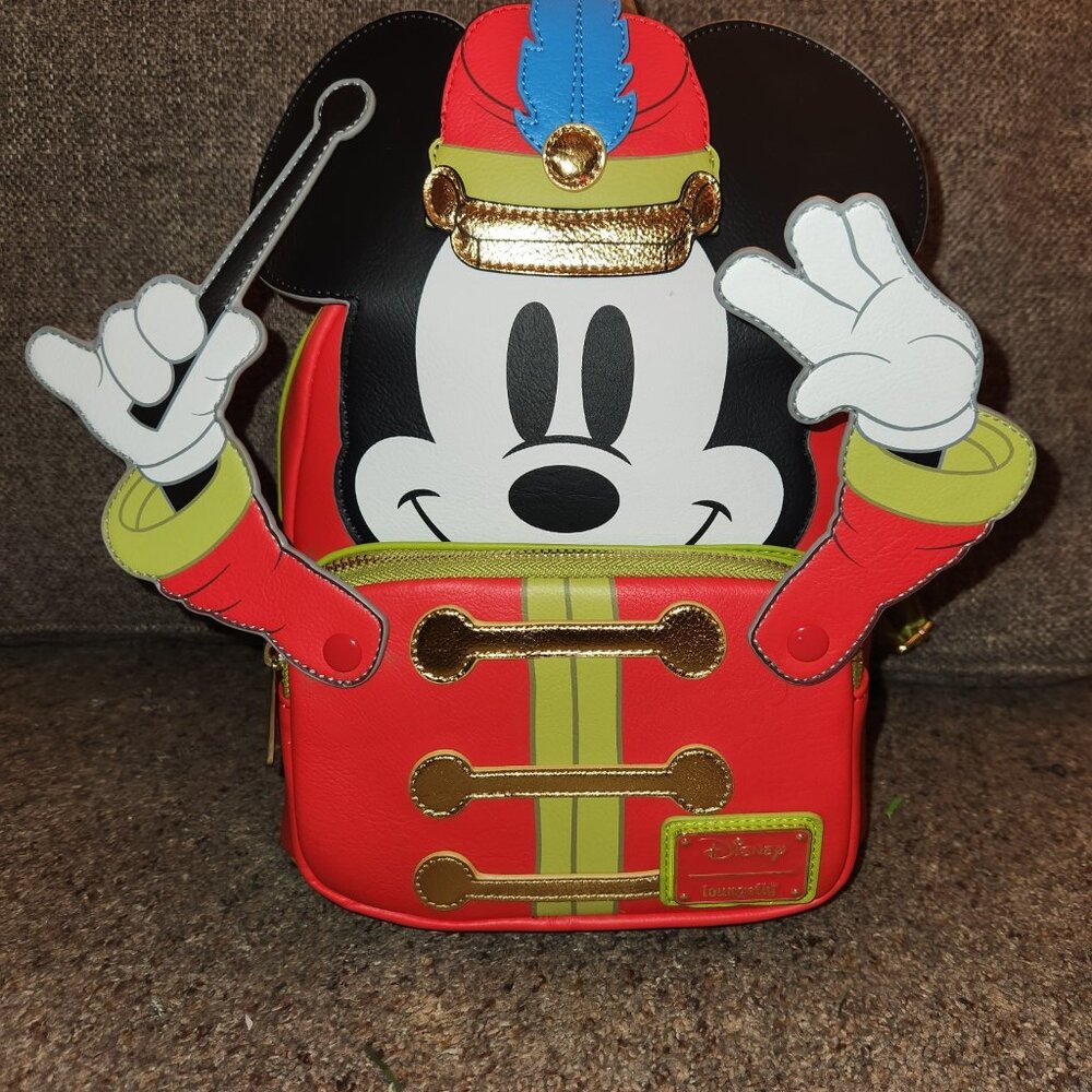 NWT Loungefly Mickey Mouse The Band Concert Disney 100 backpack - Picture 2 of 5